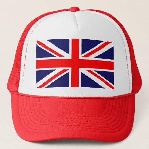 British Flag Trucker Hat