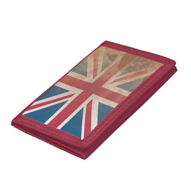 British Flag, (UK, Great Britain or England) Trifold Wallet (Bottom)