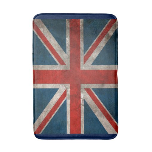 British Flag Union Jack Bath Mat Zazzle