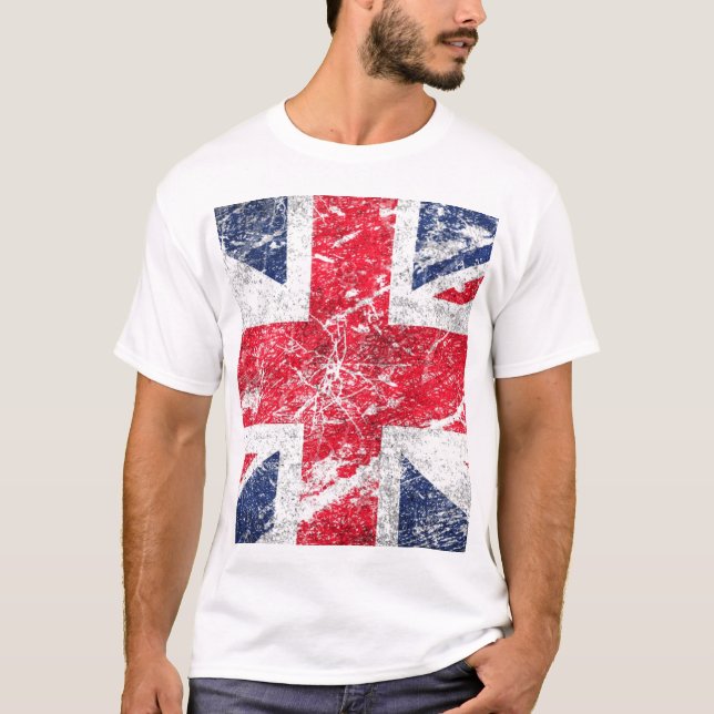 British Flag / Union Jack Flag / Union Flag T-Shirt (Front)
