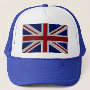 British Flag, Union Jack, Patriotic Brit Trucker Hat