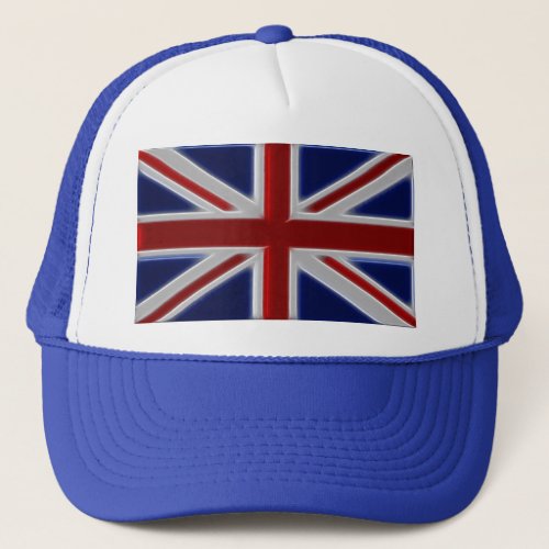 British Flag Union Jack Patriotic Brit Trucker Hat