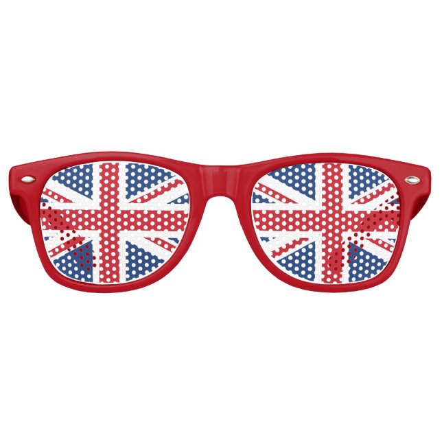 British Flag Union Jack Retro Sunglasses (Front)