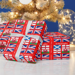 British Flag, Union Jack & United Kingdom /sports Wrapping Paper