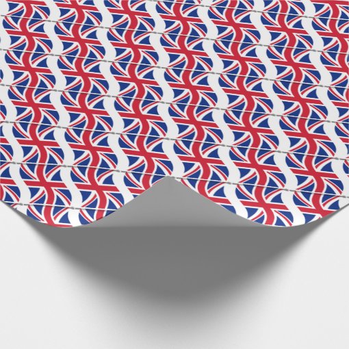 British Flag Union Jack Wrapping Paper Zazzle