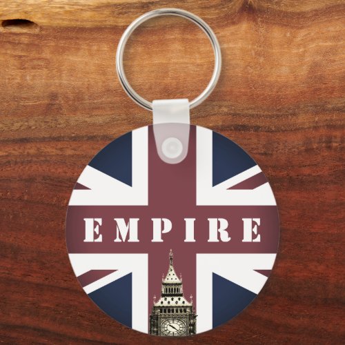 British Flag United Kingdom Empire Big Ben UK Keychain