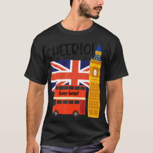British Flag United Kingdom England Quote Travel B T-Shirt