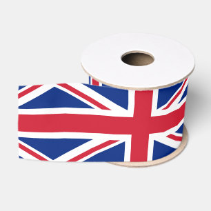 British Flag & United Kingdom holiday UK /sports Grosgrain Ribbon