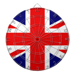 British Flag United Kingdom of England Dart Board