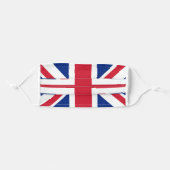 BRITISH FLAG UNITED KINGDOM UNION JACK ADULT CLOTH FACE MASK (Front, Folded)