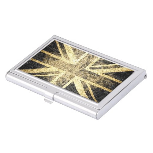 British Flag Vintage 2 Business Card Holder