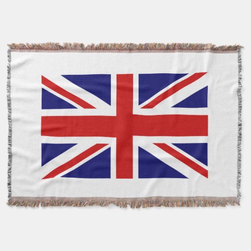 British flag woven throw blanket  Union Jack