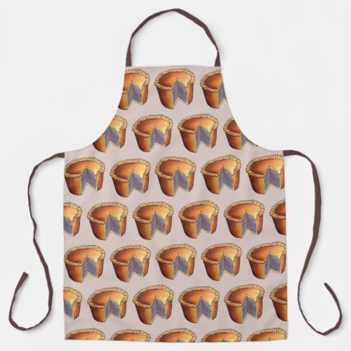 British Food Pork Pie Savoury Pastry UK Cuisine Apron