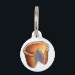 British Food Pork Pie Savoury Pastry UK Cuisine Pet ID Tag<br><div class="desc">Design features an original marker illustration of a pork pie, a traditional English meat pie. This savoury pastry is popular throughout the United Kingdom, is served hot or cold, and is traditionally eaten as a snack. This British meat pie design is also available on other products. Lots of additional UK...</div>