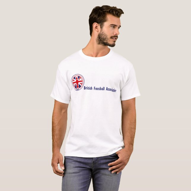 British Foosball Association logo tee (Front Full)