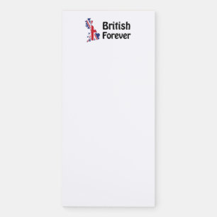 British Forever Magnetic Notepad