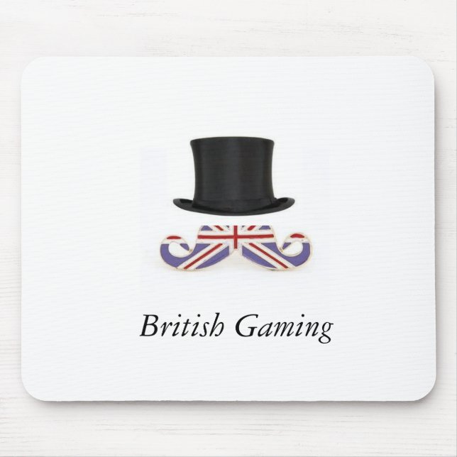 British Gaming MouseMat Mouse Pad (Front)