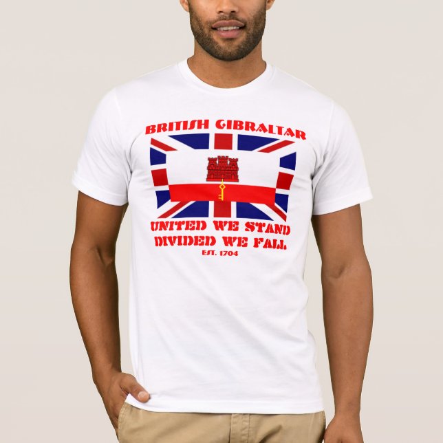 British Gibraltar T-shirt (Front)