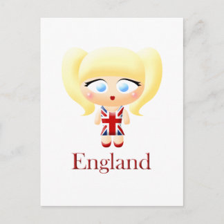 British Girl Postcard