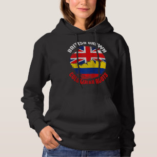 British Grown Colombian Roots Vintage Flags for Me Hoodie