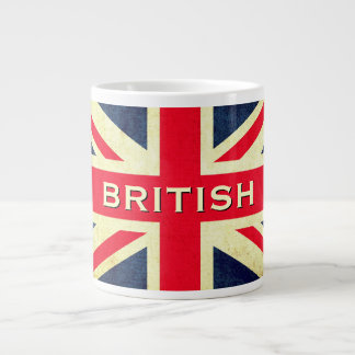 British Grunge Union Jack Jumbo Tea Mug