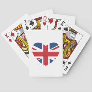 British Heart Playing Cards - Union Jack Flag