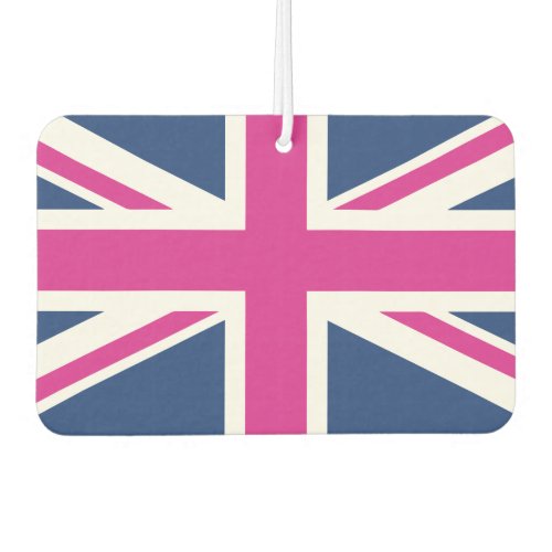 British Hearts _ Blue  Pink Union Jack Air Freshener