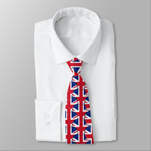 British Hearts, Union Jack Flag / United Kingdom Neck Tie
