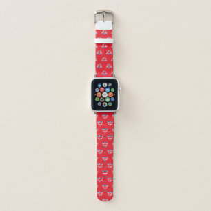 British Hearts - Union Jack Red Apple Watch Band