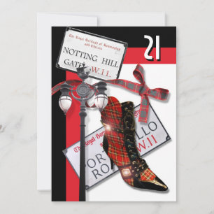 British high street girls spa day party invitation