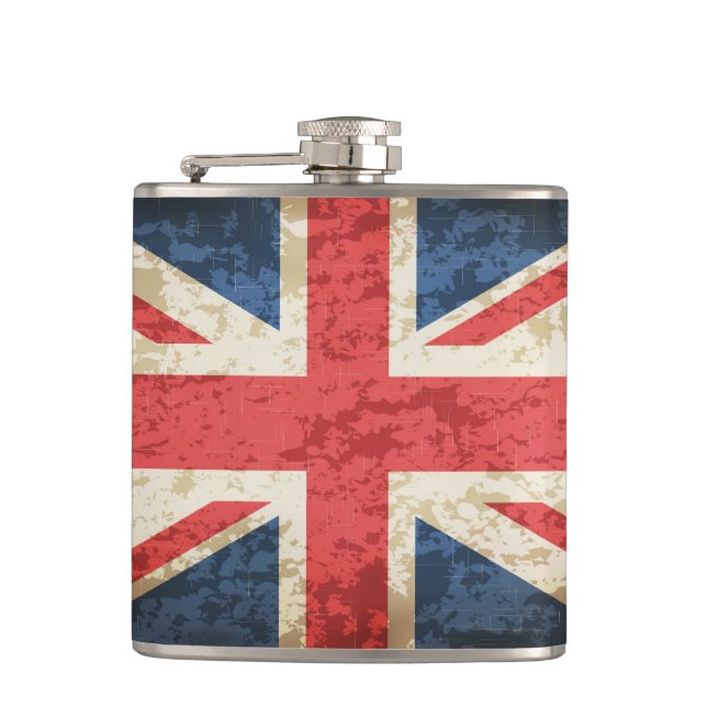 British Hip Flask (Front)