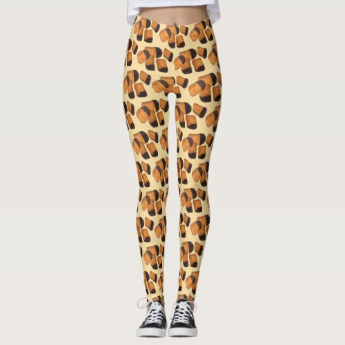 British Honeycomb Sponge Cinder Toffee Candy Sweet Leggings