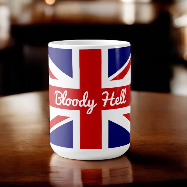 British Humor Funny Quote UK Flag Coffee Mug (Creator Uploaded)