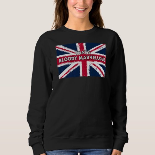 British Ideas for Women  Anglophiles With UK Brit Sweatshirt