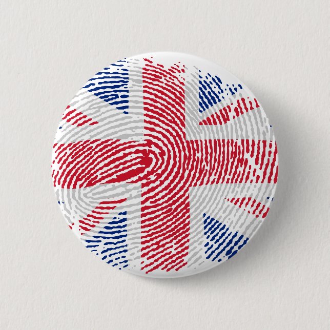 British identity pinback button (Front)