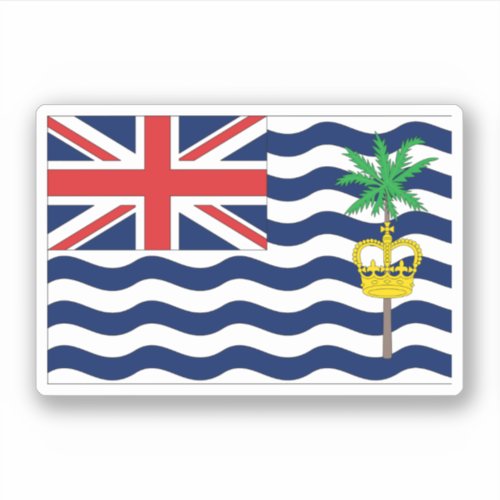 British Indian Ocean Territories Flag Sticker