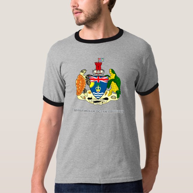 British Indian Ocean Territory Coat of Arms T-Shirt (Front)