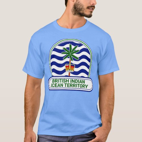 British Indian Ocean Territory Country Badge Briti T_Shirt