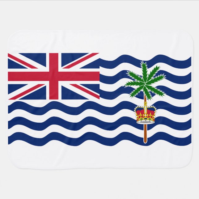 British Indian Ocean Territory Flag Baby Blanket (Horizontal)
