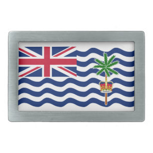 British Indian Ocean Territory Flag Belt Buckle