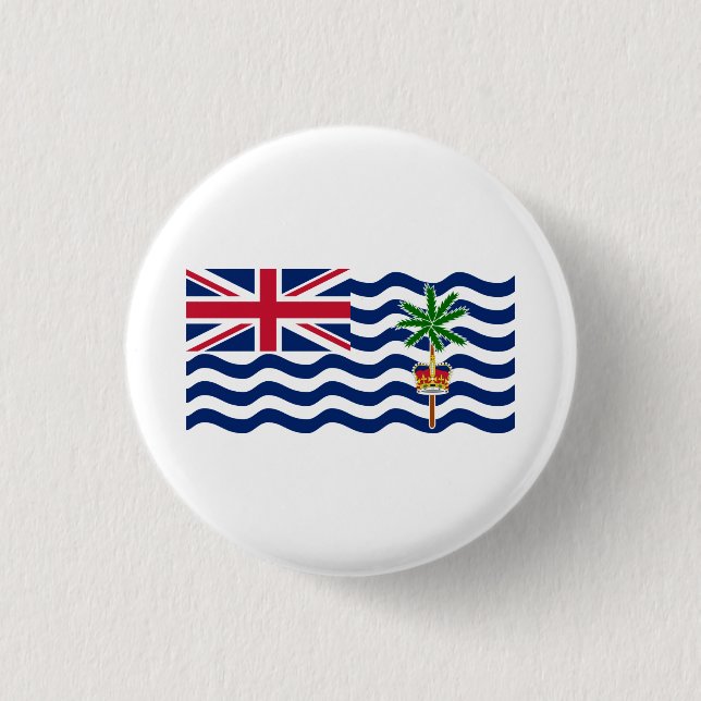 British Indian Ocean Territory Flag Button (Front)
