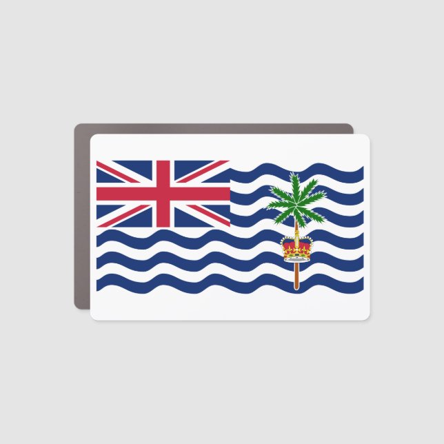 British Indian Ocean Territory Flag Car Magnet (Front)