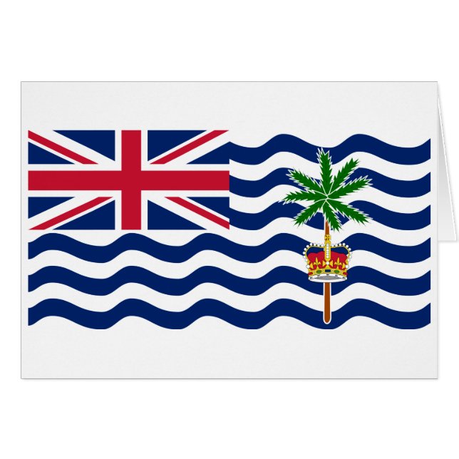British Indian Ocean Territory Flag Cards (Front Horizontal)