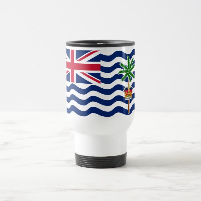 British Indian Ocean Territory Flag Travel Mug (Center)