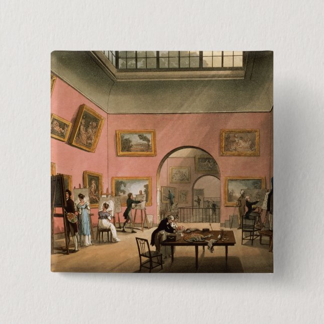 British Institution, Pall Mall Button (Front)