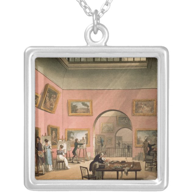 British Institution, Pall Mall Silver Plated Necklace (Front)