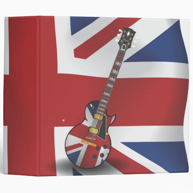 British Invasion 3 Ring Binder (Front/Spine)