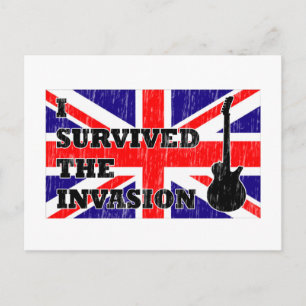British Invasion Postcard