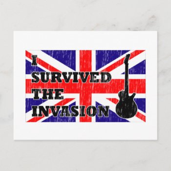 British Invasion Postcard by oldrockerdude at Zazzle