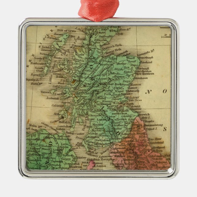 British Islands 4 Metal Ornament (Front)